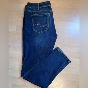 Silver Jeans Dark Blue Boyfriend Jeans Women’s 33x29